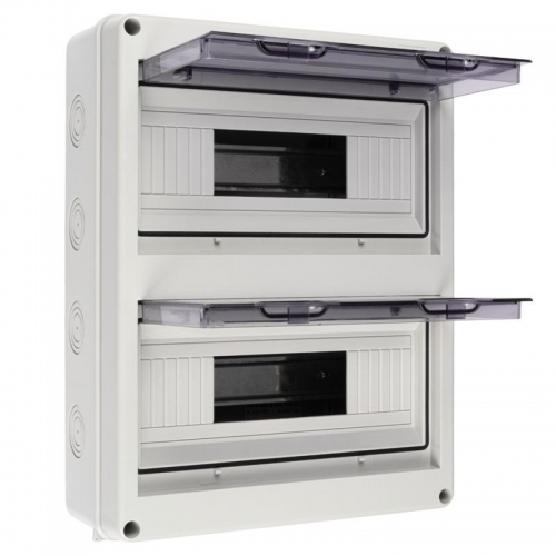 Бокс модульный накладной PDB/W 4024 GR (ЩРН-ПГ-24) IP65 пластик. Pro JazzWay 5072145 5072145