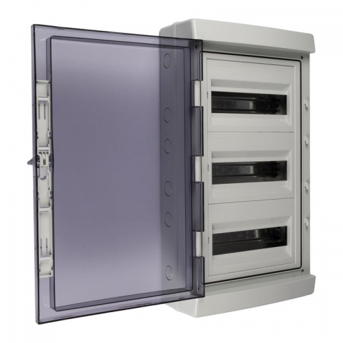 Бокс модульный накладной PDB/W 4036 GR (ЩРН-ПГ-36) IP65 пластик. Pro JazzWay 5072169 5072169