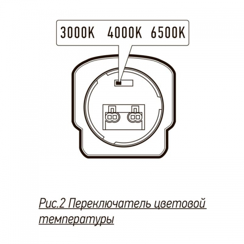 Светильник светодиодный PWP-C7 PRO 1200 36Вт 3000К/4000К/6500К IP65 5400лм ДСП 3CCT влагозащ. с переключением цветовой температуры Pro+ JazzWay 5068834 5068834