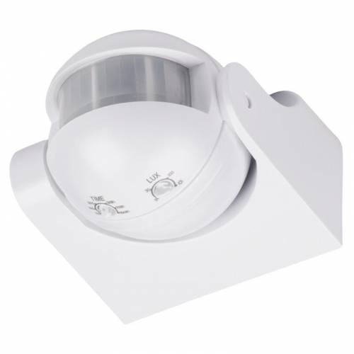 Датчик движения PMS-IR 009 1200Вт 180град. 12м IP44 WH JazzWay 5012912 5012912