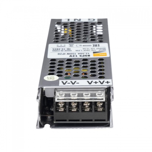 Блок питания для светодиод. ленты BSPS 150Вт 12.5А 12В IP20 метал. JazzWay 5024397 5024397