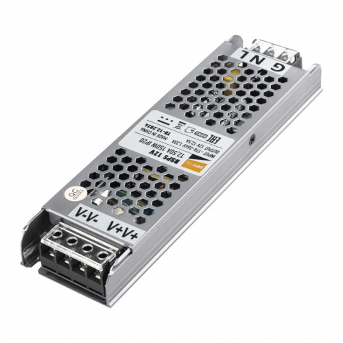 Блок питания для светодиод. ленты BSPS 150Вт 12.5А 12В IP20 метал. JazzWay 5024397 5024397
