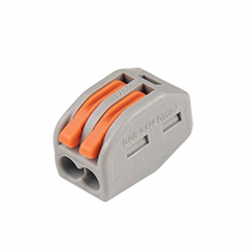 Клемма монтажная рычажного соединения PTC-2P 222-412 BL/10 450В 32А 0.08-2.5(4.0)кв.мм JazzWay 5050709 5050709