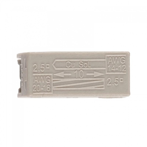Клемма монтажная для подключения светильников PTC-2P 224-101 400В 24А 0.5-2.5кв.мм JazzWay 5051294 5051294