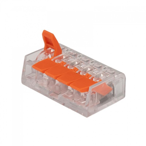 Клемма монтажная рычажного соединения PTC-5P 221-415 450В 32А 0.14-4.0кв.мм JazzWay 5050945 5050945