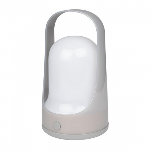 Фонарь светодиодный аккумуляторный кемпинговый Accu5-L60-gy 60SMDх0.5Вт 220/350/650лм 8000-9000К IP20 (Li-ion аккумулятор 3.7В 18650 3600мА.ч) диммер сер. JazzWay 5058323 5058323