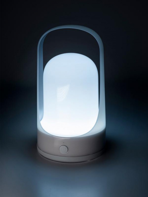 Фонарь светодиодный аккумуляторный кемпинговый Accu5-L60-gy 60SMDх0.5Вт 220/350/650лм 8000-9000К IP20 (Li-ion аккумулятор 3.7В 18650 3600мА.ч) диммер сер. JazzWay 5058323 5058323