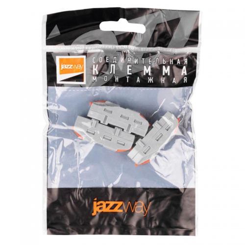 Клемма монтажная СМК PTC-1P 4212 BL/3 450В 32А 0.08-2.5(4.0)кв.мм JazzWay 5073722 5073722