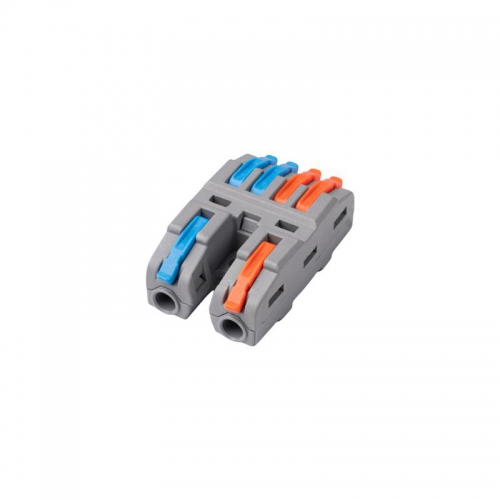 Клемма монтажная СМК PTC-2P 4224 BL/2 450В 32А 0.08-2.5(4.0)кв.мм JazzWay 5073760 5073760
