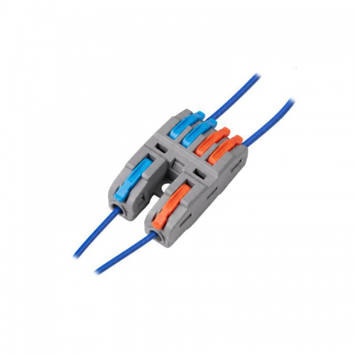 Клемма монтажная СМК PTC-2P 4224 BL/2 450В 32А 0.08-2.5(4.0)кв.мм JazzWay 5073760 5073760