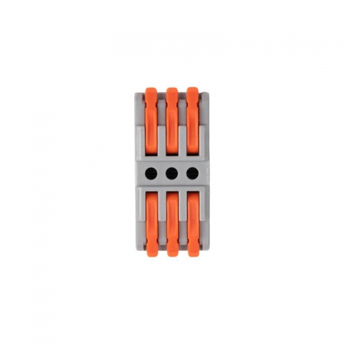 Клемма монтажная СМК PTC-3P 4233 BL/3 450В 32А 0.08-2.5(4.0)кв.мм JazzWay 5073708 5073708