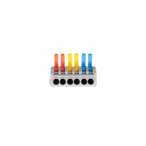Клемма монтажная СМК PTC-3P 4236 BL/2 450В 32А 0.08-2.5(4.0)кв.мм JazzWay 5073807 5073807