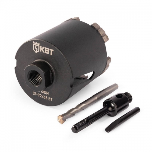 Коронка SF-72/65 5T с адаптером SDS-Plus ПРОФИ КВТ 102561 102561