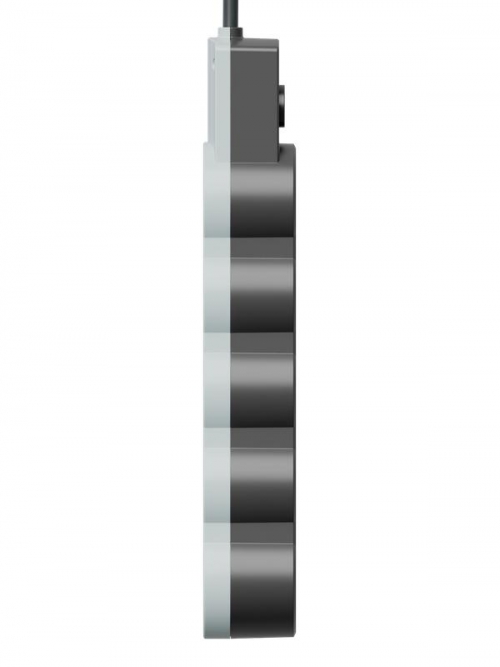 Удлинитель 4х1.5м с заземл. 10А IP20 2хUSB-А + 1хUSB-C 2500Вт 220В ПВС 3х1 с выкл. черн. КОСМОС YKsm1.5m4g-Z-VU10А-B YKsm1.5m4g-Z-VU10A-B