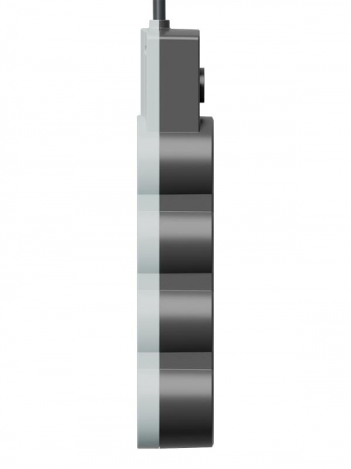 Удлинитель 3х3м с заземл. 10А IP20 USB 2800Вт 220В ПВС 3х1 с выкл. черн. КОСМОС YKsm3m3g-Z-VU10А-B YKsm3m3g-Z-VU10A-B