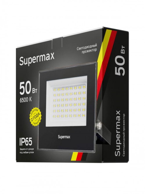 Прожектор светодиодный Supermax SPR 50Вт 6500К 5000лм IP65 КОСМОС S_PR_LED_50 S_PR_LED_50