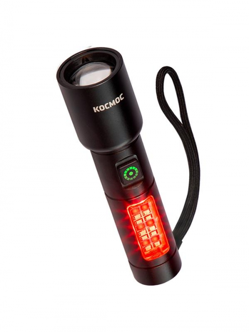 Фонарь ручной аккум. 10Вт LaserLED/широк.cвет/Li-ion 1200мА.ч алюм. КОСМОС (KOC134Lit) KOC134Lit