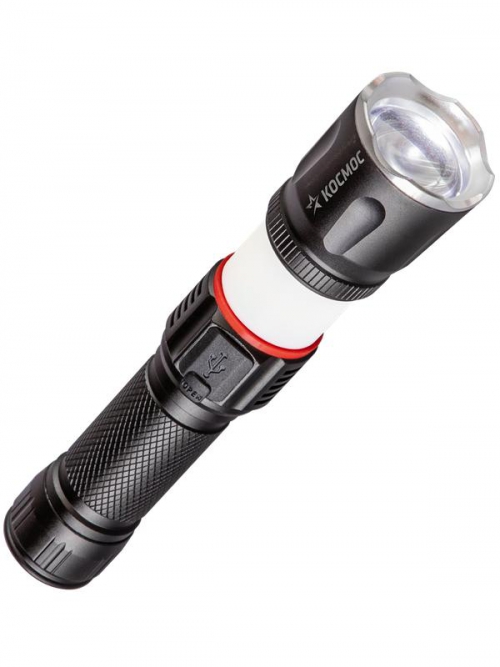 Фонарь ручной аккум. 4Вт T6LED/Li-ion18650 1200мА.ч алюм. КОСМОС (KOC811Lit) KOC811Lit