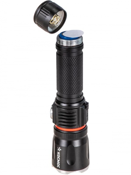 Фонарь ручной аккум. 4Вт T6LED/Li-ion18650 1200мА.ч алюм. КОСМОС (KOC811Lit) KOC811Lit