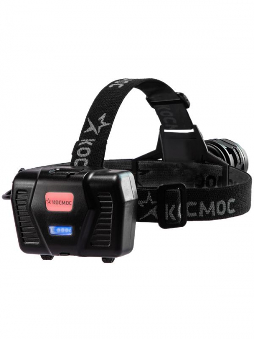 Фонарь налобный аккум. 10Вт Laser LED/Li-ion18650 3х1200мА.ч алюм. КОСМОС (KOC854Lit) KOC854Lit