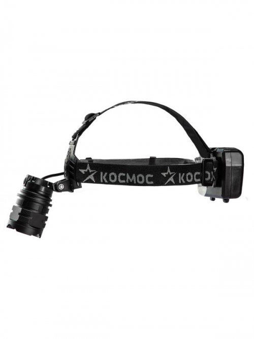 Фонарь налобный аккум. 10Вт Laser LED/Li-ion18650 3х1200мА.ч алюм. КОСМОС (KOC854Lit) KOC854Lit