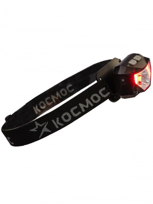 Фонарь налобный аккум. 3Вт XPG 2х3Вт COB/Li-po 1200мА.ч ABS пластик КОСМОС (KOC851Lit) KOC851Lit