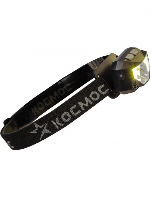 Фонарь налобный аккум. 3Вт XPG 2х3Вт COB/Li-po 1200мА.ч ABS пластик КОСМОС (KOC851Lit) KOC851Lit