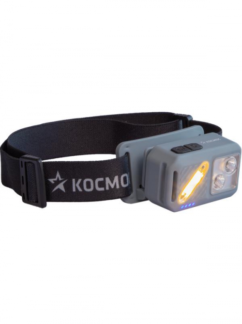Фонарь налобный 2х2Вт XPG 3х1Вт SMD/Li-po1200мА.ч ABS пластик магниты и крюк КОСМОС (KOC850Lit) KOC850Lit