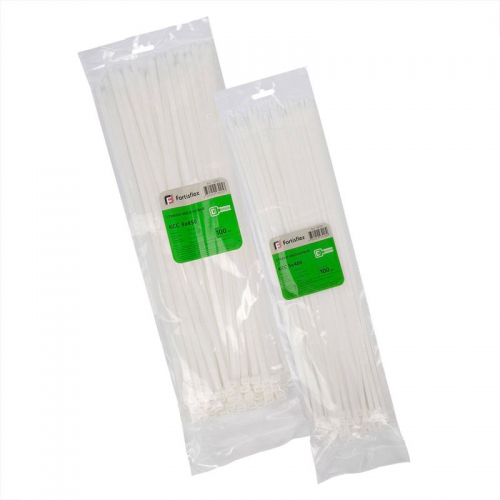 Хомут кабельный КСС 5х200 нейл. бел. (уп.100шт) Fortisflex 49401 49401