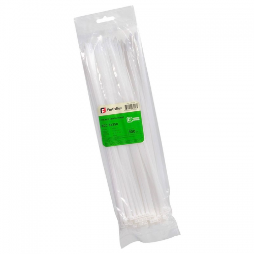 Хомут кабельный КСС 5х350 нейл. бел. (уп.100шт) Fortisflex 49405 49405