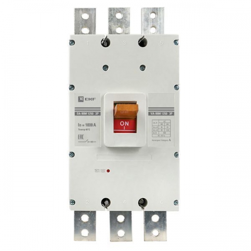 Выключатель автоматический 3п 1250/1000А 35кА ВА-99М PROxima EKF mccb99-1250-1000m mccb99-1250-1000m