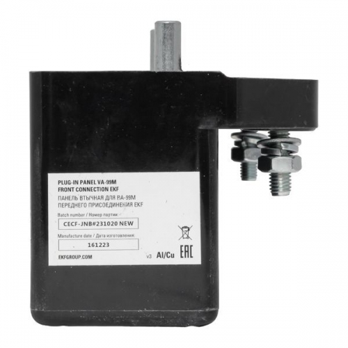 Панель втычная для ВА-99М 630 передн. присоед. EKF mccb99m-630-pin-3f mccb99m-630-pin-3f