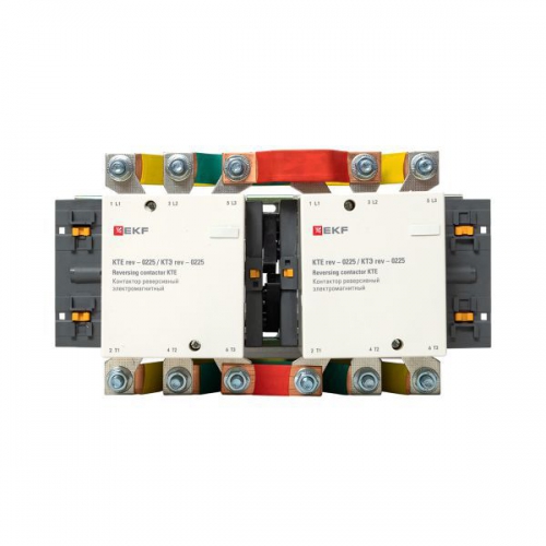 Контактор реверсивный КТЭ 225А кат. 230В AC 2НО EKF ctr-b-r-225 ctr-b-r-225