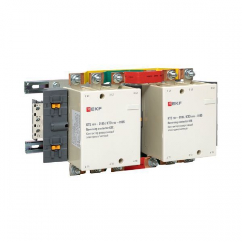 Контактор реверсивный КТЭ 185А кат. 230В AC 2НО EKF ctr-b-r-185 ctr-b-r-185
