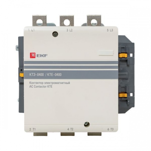 Контактор КТЭ 400А кат. 230В AC 1НО EKF ctr-b-400 ctr-b-400