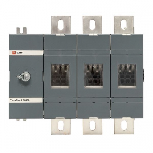 Рубильник 3п 1000А без рукоятки управления TwinBlock PROxima EKF tb-s-1000-3p tb-s-1000-3p