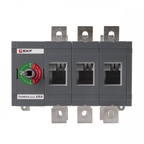 Рубильник 3п 630А реверсивный без рукоятки управления TwinBlock EKF tb-s-630-3p-rev tb-s-630-3p-rev