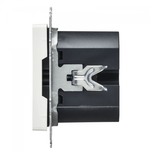 Розетка СП BRITE РЮ11-2-БрАБ USB A+C 45Вт высокоскор. заряд. арктич. бел. IEK BR-U22-045-K91 BR-U22-045-K91
