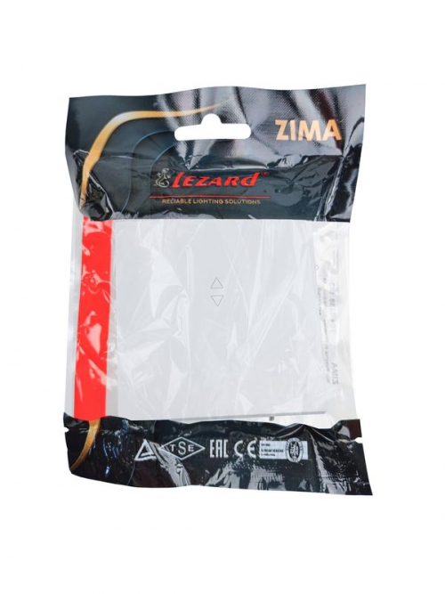 Выключатель проходной 1-кл. СП ZIMA IP20 10А безвинт. зажим бел. LEZARD 704-0288-105QC 704-0288-105QC