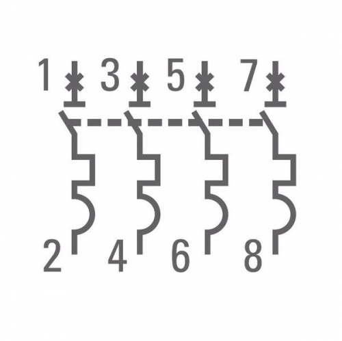 Выключатель автоматический модульный 4п C 32А 4.5кА ВА 47-63 PROxima EKF mcb4763-4-32C-pro mcb4763-4-32C-pro