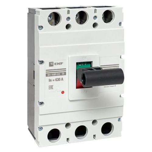 Выключатель автоматический 3п 630/630А 50кА ВА-99М PROxima EKF mccb99-630-630m mccb99-630-630m