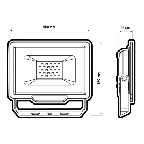Прожектор PFL- C3 250Вт 6500К IP65 Jazzway 5027329 5027329