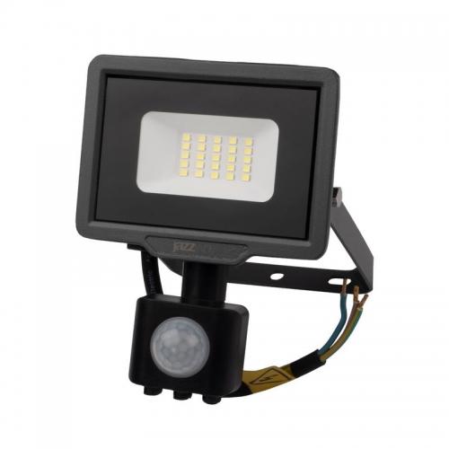 Прожектор светодиодный PFL-C3 SENSOR 20Вт 6500К IP65 закален. прозр. стекло JazzWay 5026926A 5026926A