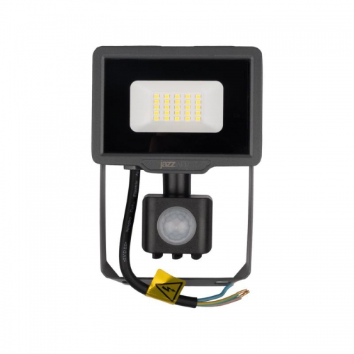 Прожектор светодиодный PFL-C3 SENSOR 20Вт 6500К IP65 закален. прозр. стекло JazzWay 5026926A 5026926A
