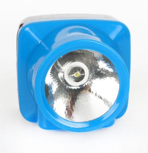 Фонарь налобный аккумуляторный LED 5374 (220В LED 1 режим; голуб.) Ultraflash 12427 12427