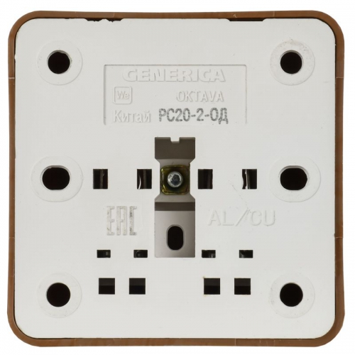Розетка 1-м ОП Октава 10А IP20 без заземл. дуб ИЭК ERO10-K04-10-DC ERO10-K04-10-DC