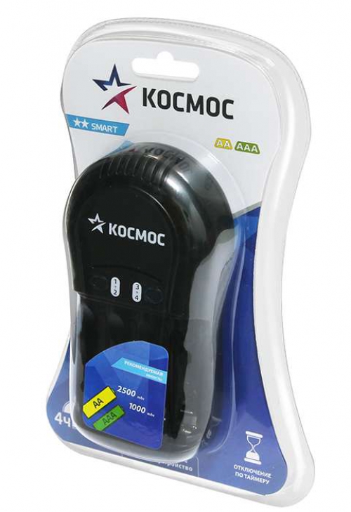 Зарядное устройство Космос КОС 503 без акк, 8ч (4*R03/R6) KOC503