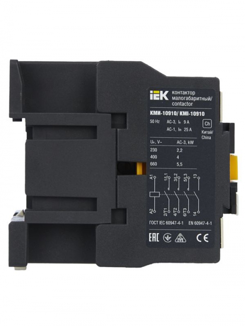Контактор КМИ-10910 9А 220В IEK KKM11-009-230-10 KKM11-009-230-10