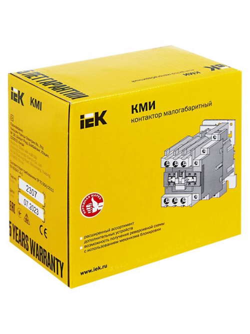 Контактор КМИ-35012 50А 220В IEK KKM31-050-230-11 KKM31-050-230-11