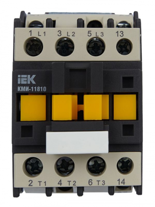 Контактор КМИ-11810 18А 24В/АС3 1НО IEK KKM11-018-024-10 KKM11-018-024-10